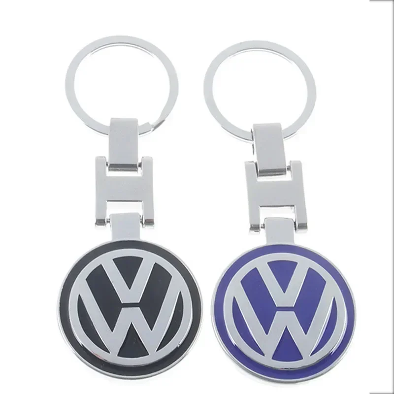 سيارة شعار المفاتيح المعدنية كيرينغ لفولكس واجن شيروكو شاران جولف باسات تيجوان بولو فينتو لافيدا MK6 MK7 مفتاح حامل قلادة