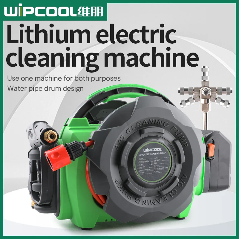 

Wipcool C10B Беспроводная литиевая батарея, высокое напряжение, очищающая машина, портативный кондиционер, насос для очистки автомобиля, насос для мойки автомобиля