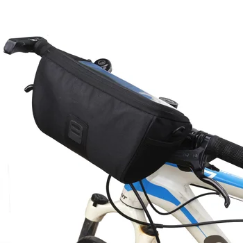 Borsa da manubrio per bicicletta multifunzionale Borsa anteriore per mountain bike Borsa anteriore MTB impermeabile Borsa per telaio anteriore per tubo superiore per bici