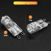 20Pcs G9 Halogen Light Bulbs,40W Clear Halogen Lamps Dimmable,Warm White 2800K for Chandeliers,Pendants,Landscape Lights 5