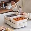 220V Multifunctional Cooking Pot Household Grill Shabu Shabu All-in-one Pot Double Flavour Electric Hotpot Electric Hot Pot 5