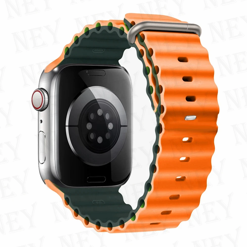 Ocean Silicone Sport Watch Band - Vibrant & Durable Strap