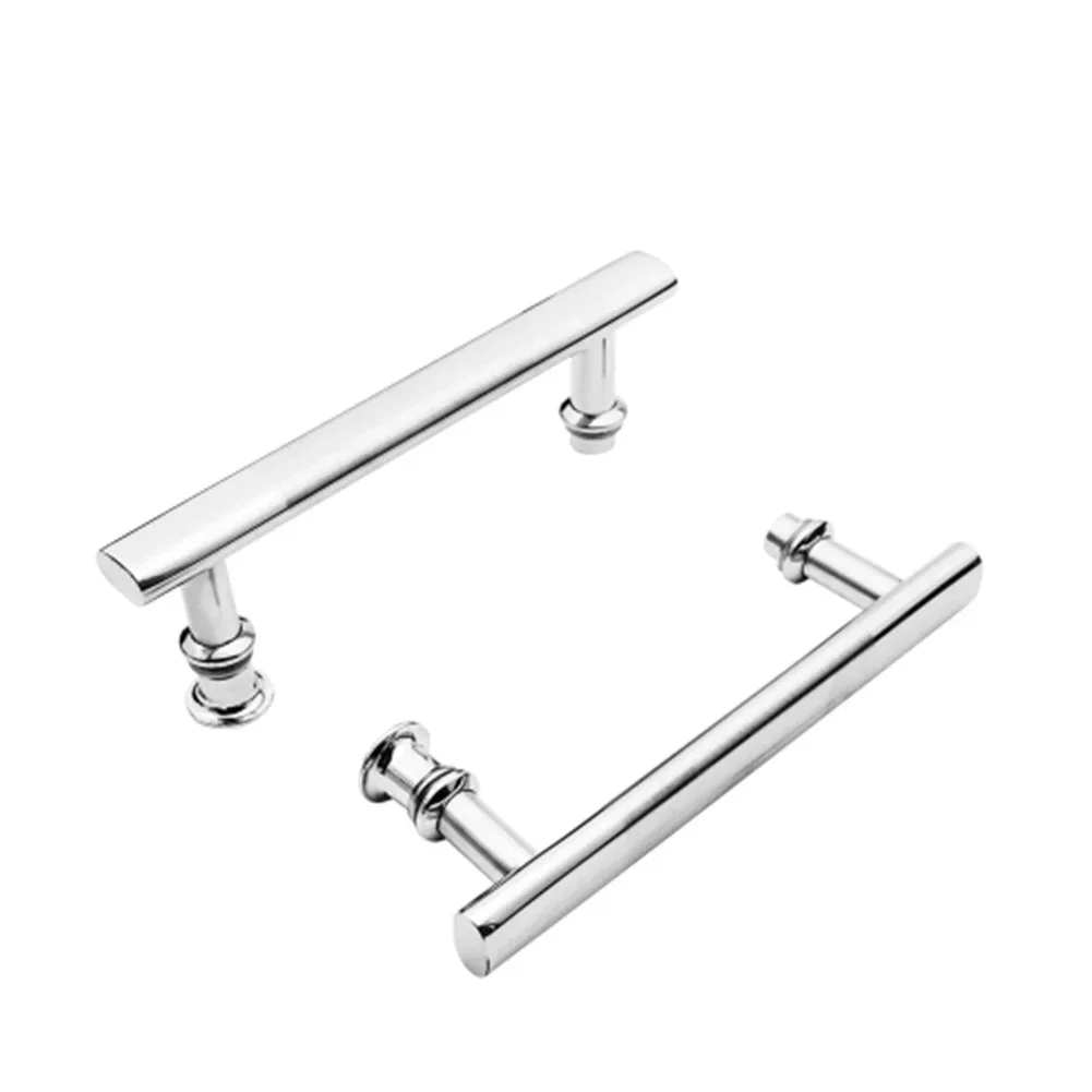 Door Handle Shower For Shower Enclosures Accessories Bathroom Chrome Decoration F-shaped