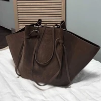 Faux Suede Tote Bags For Women Luxury Designer Handbags Purses 2025 New In Vintage Large Capacity Shoulder Custom Name Initials 2
