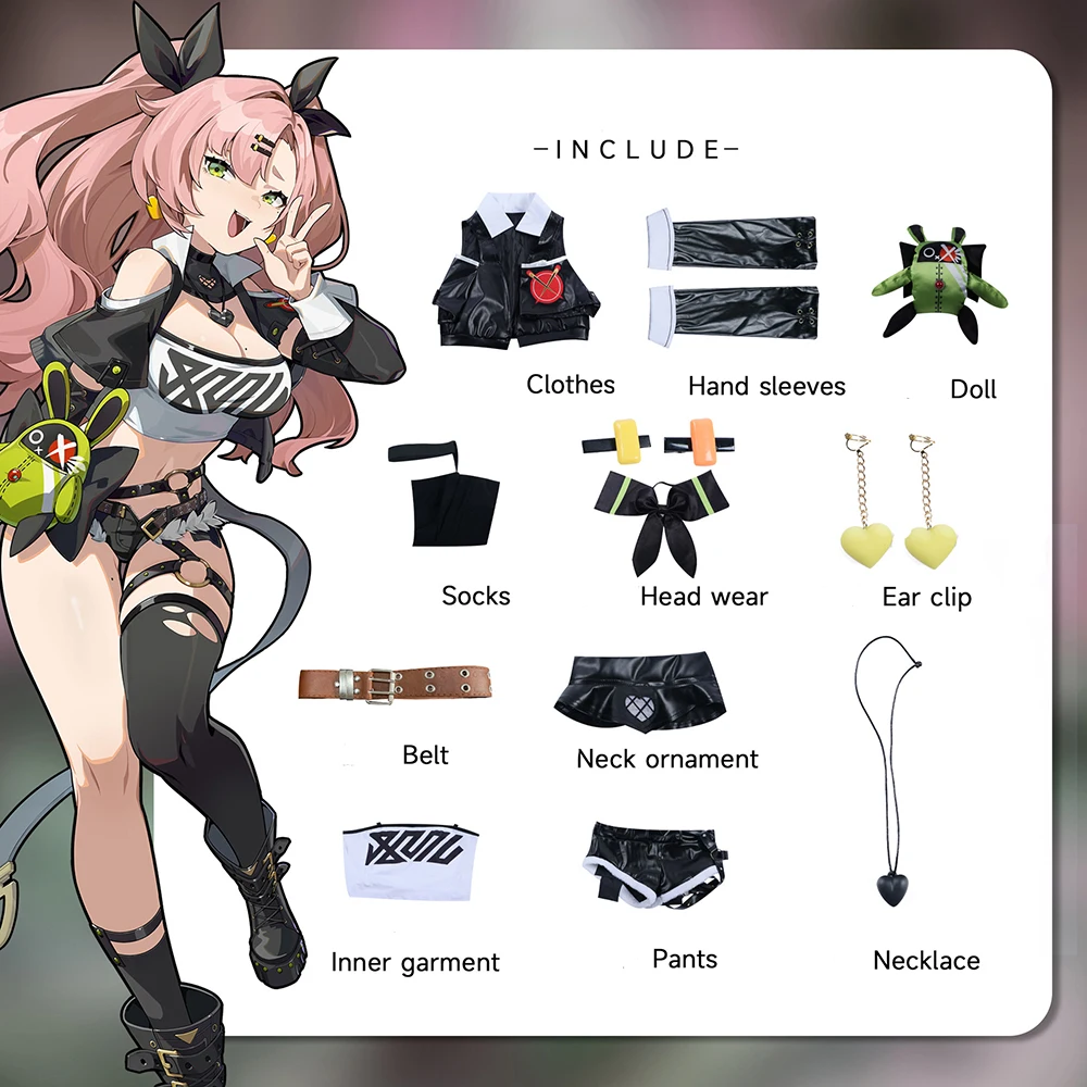 Zenless Zone Zero Nicole Demara Battle Suit Cosplay Costume