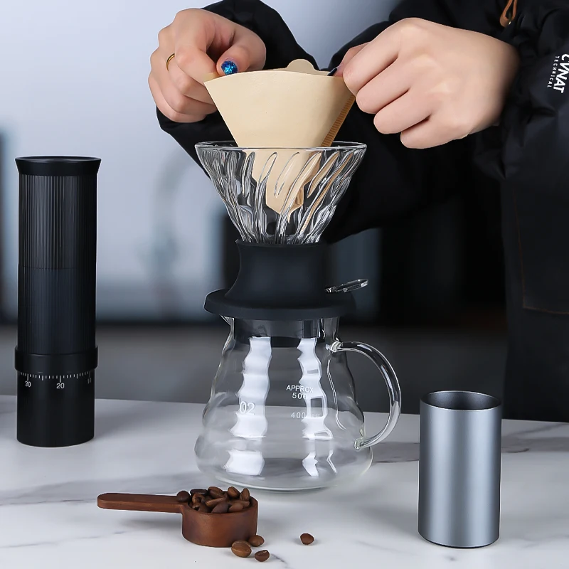 كوب ذكي جديد، فلتر تنقيط القهوة المخمر يدويًا، مجم...