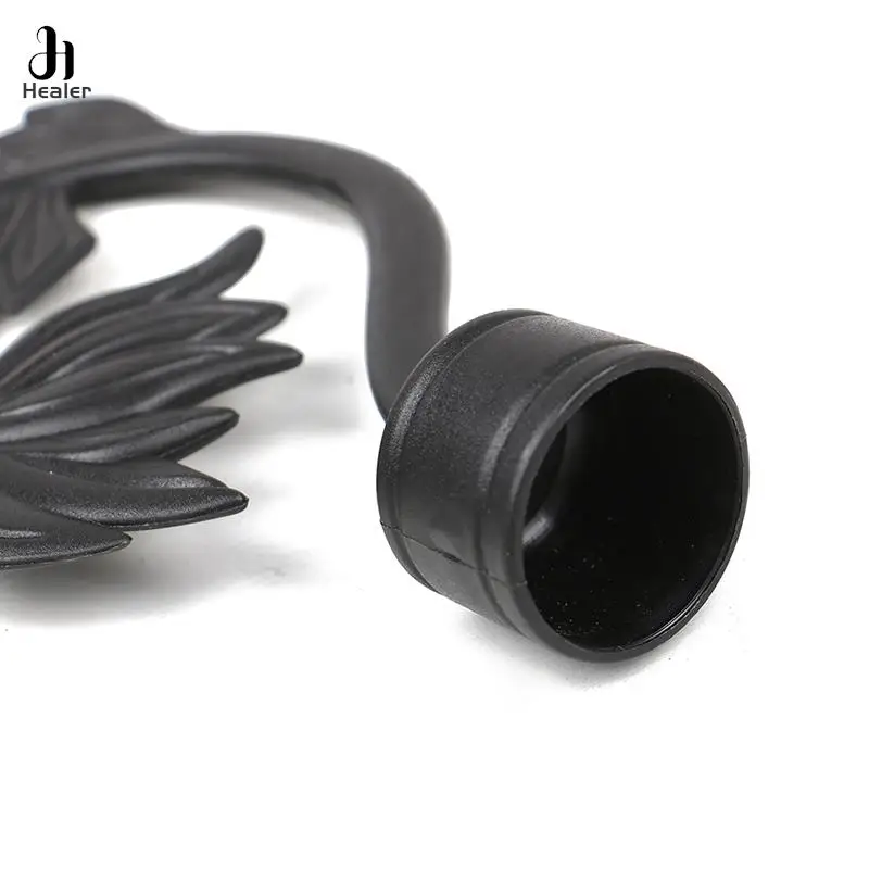 1 Pair Plastic Curtain Decorative Pole/Rod Finials Ends Heads Caps Dia. 22mm/28mm Curtain Accessories Rod Kits Window Decoration