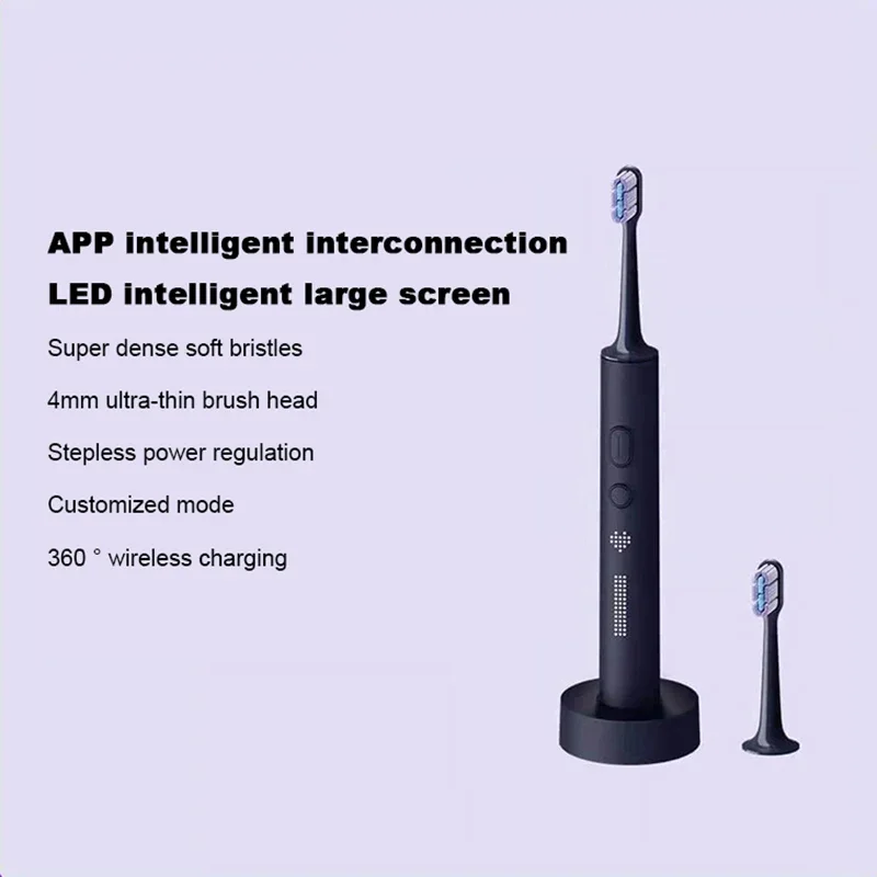 XIAOMI MIJIA Sonic Electric Toothbrush T700 Ultrasonic Vibration Teeth Whitening Oral Clean Brush Smart APP Electric Tooth Brush 3
