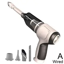  80000PA 2 in 1 Wireless Car Vacuum Cleaner Portable Household Vacuum Wet Dual-Use Compressor Air Dry Cleaner blower Vacuum A7X7 