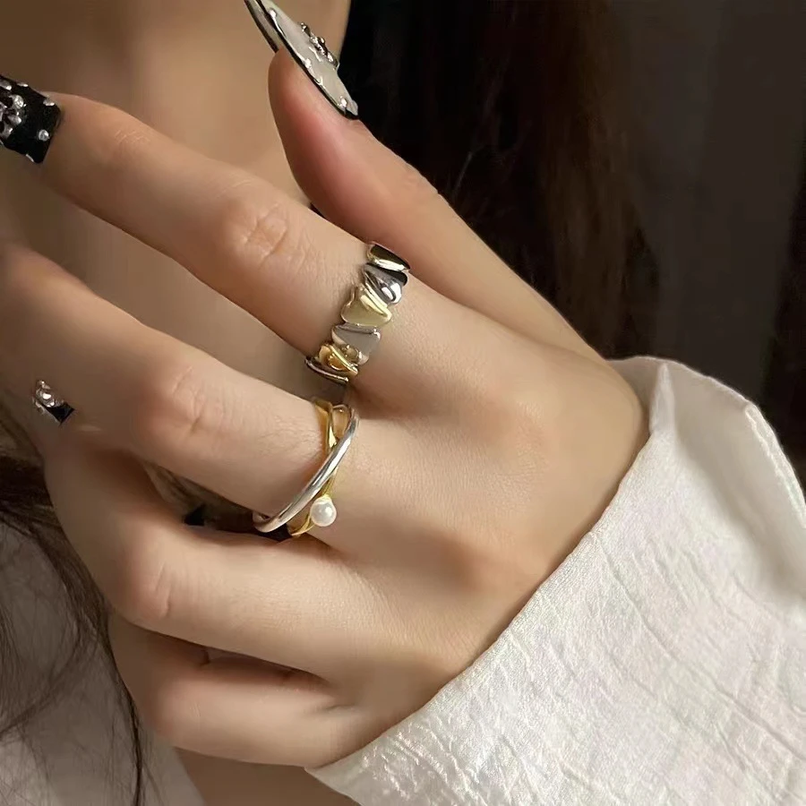 anillos mujer boda anillo aesthetic bisutería mujer anillos Anillo forma de corazón con nicho, anillo