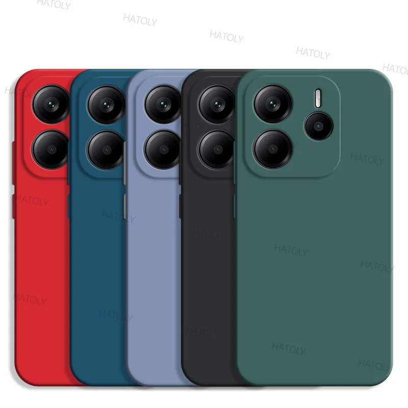 Für Xiaomi Redmi Note 14 4G Hülle Xiaomi Redmi Note 14 4G Cover TPU stoßfeste flüssige Silikon Handyhülle Xiaomi Redmi Note 14 – Detail 1