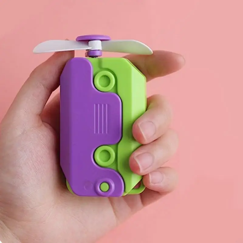 Fidgets 장난감 기능을 갖춘 미니 USB 충전식 휴대용 팬 사무실 학교 여행을위한 귀여운 당근 디자인 휴대용 896C
