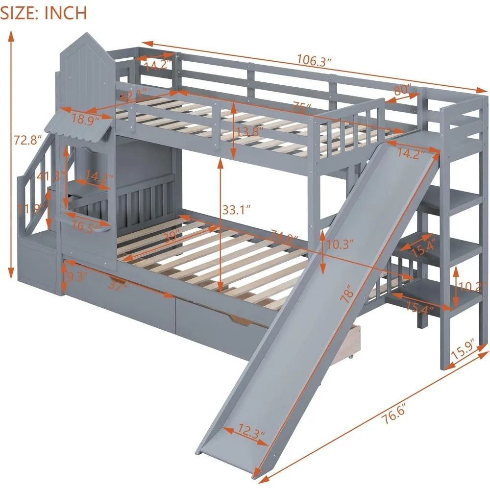 Bunk Bed with Slide 5