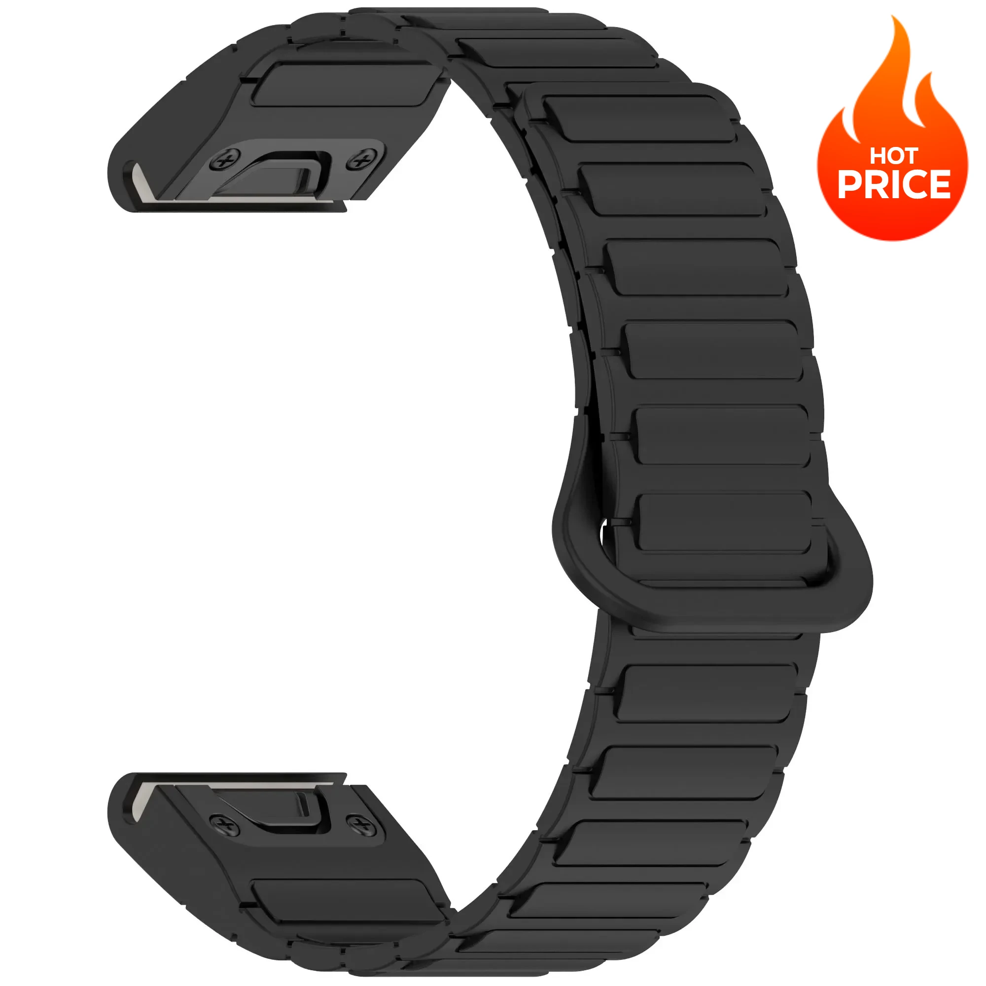 Enhanced Silicone Magnetic Bracelet with QuickFit Adjustment