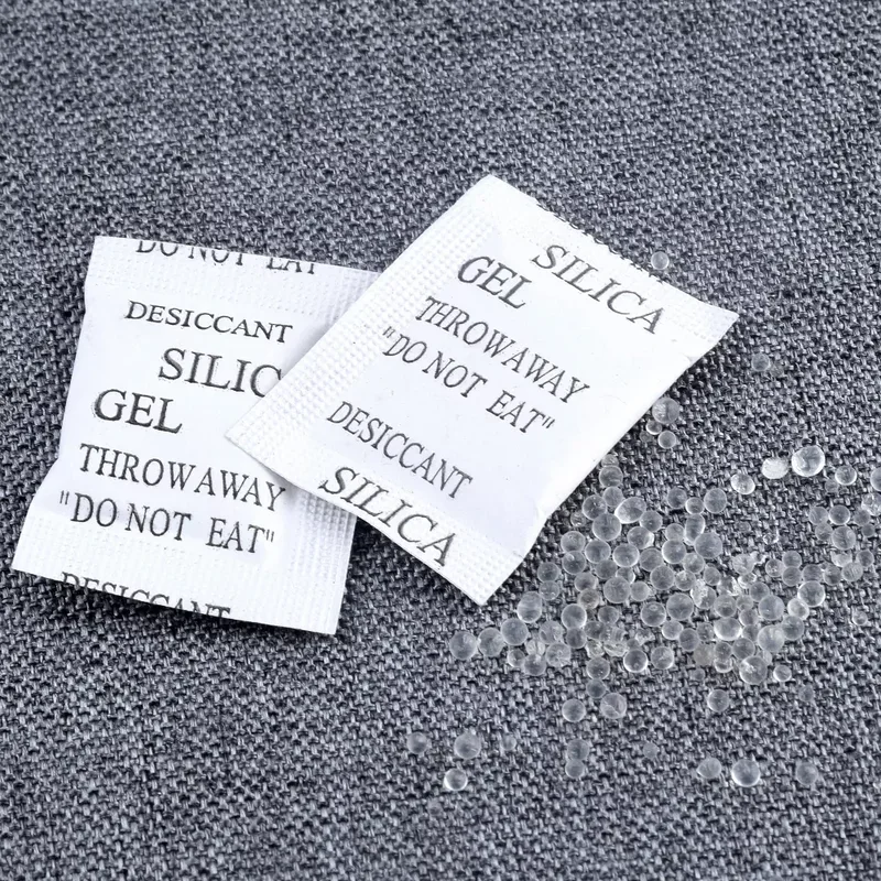 Non-Toxic Silica Gel Desiccant Damp Moisture Dehumidifier 50 Packs For Kitchen Room Living Absorber Bag Clothes Food Storage silica gel desiccant moisture absorber bag moisture absorber moisture absorbing bag