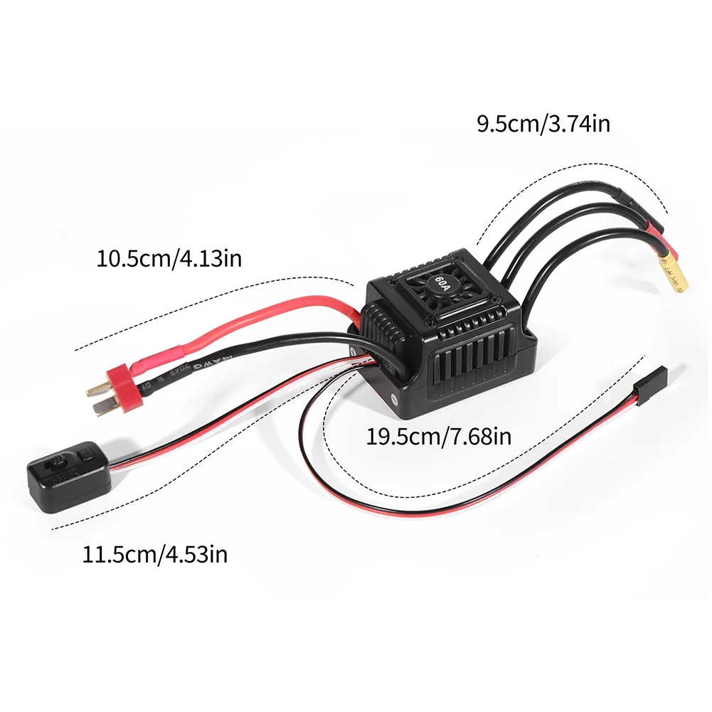 BL3650 4300KV BRUSHLESS Motor 60A Regler Programmkarte Combo für 1