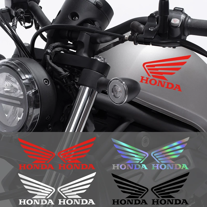 Motorcycle Stickers 1 pair For Honda CBR1000 CBR600RR CBR650R CB1000R CB1100 CB650F CBR300R VFR1200 motorcycle Waterproof Reflective Stickers