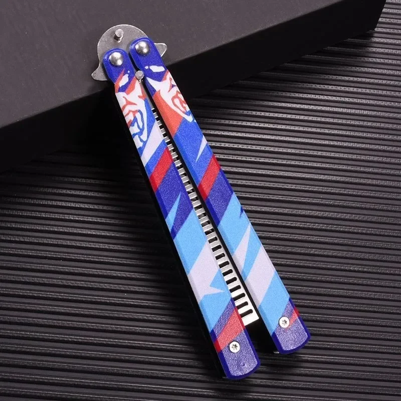 23cm Valorant Weapon Melee YORU Butterfly Comb Metal Material Game Peripheral Uncut Model Gifts for Boys Toys Game Collections 3