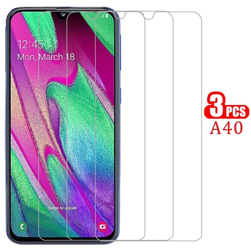 Vetro Temperato Per Samsung A40 Screen Protector On Galaxy A 40 40A 5.9 Film Samsun Samsumg Sansung Galaxi Samsunga40
