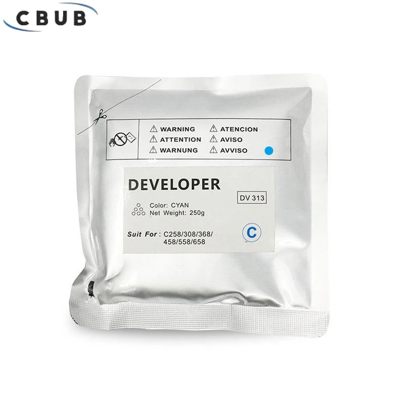 4PCS Original For Konica Minolta Bizhub C308 C368 C458 C558 C658 C 258 308 368 458 DV313 Developer Powder 210G