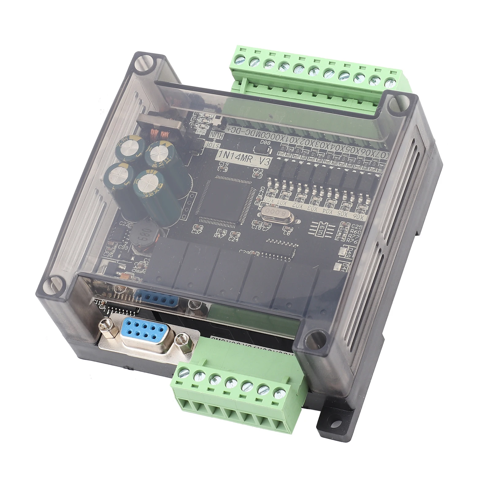 PLC Programmable Logic Controller Relay Output DC24V FX1N-14MR Industrial Control Board