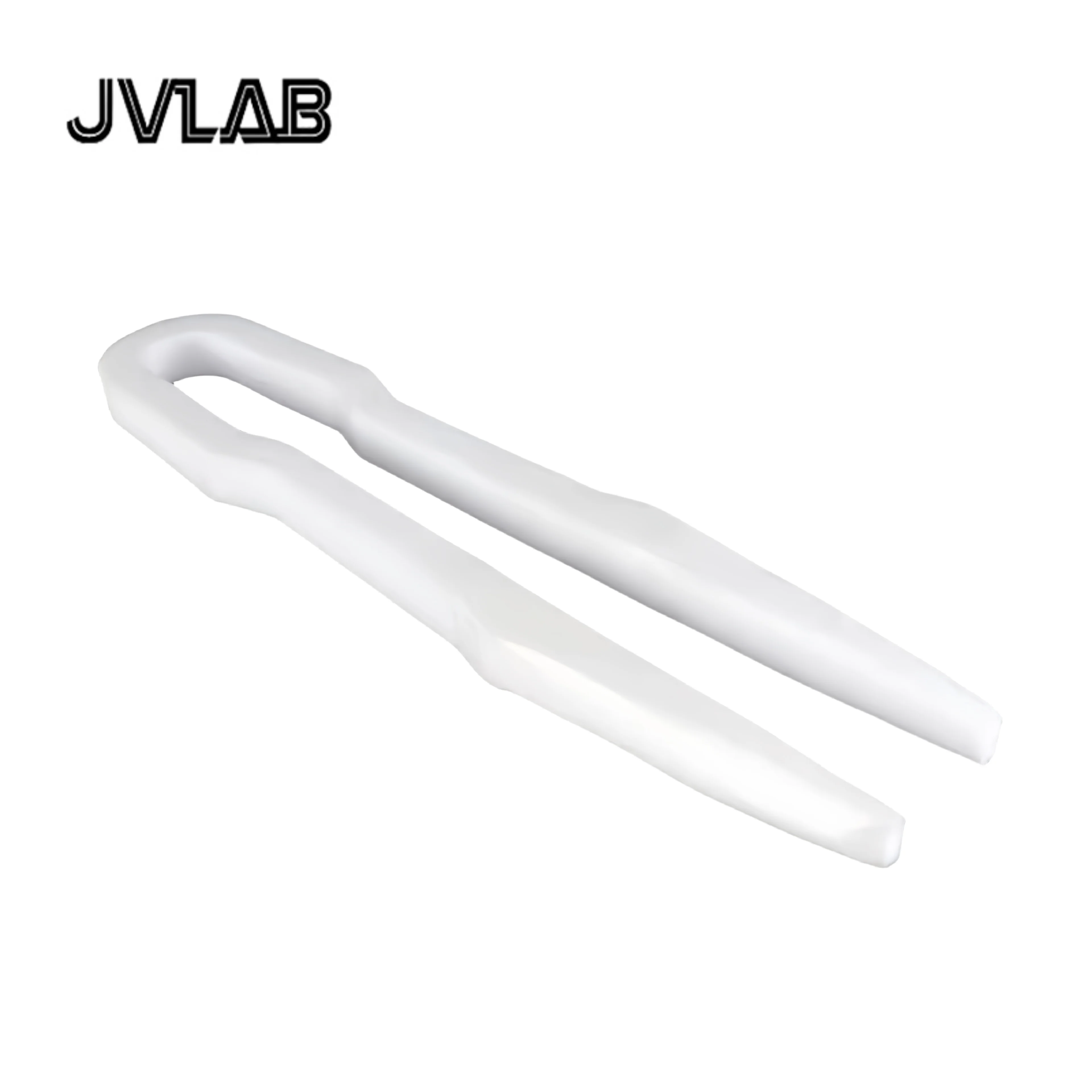 PTFE Sampling Tweezers 250 mm Thickened PTFE Tweezers Resistant To Strong Acid And Alkali, 100~300mm Length (250mm）JVLAB