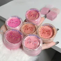 Airy Blush Clay Pigmented Powdery Cream Blusher DaimAnpu Long-Lasting Tender Look Uplifting Color Matte Girlish Blush 2