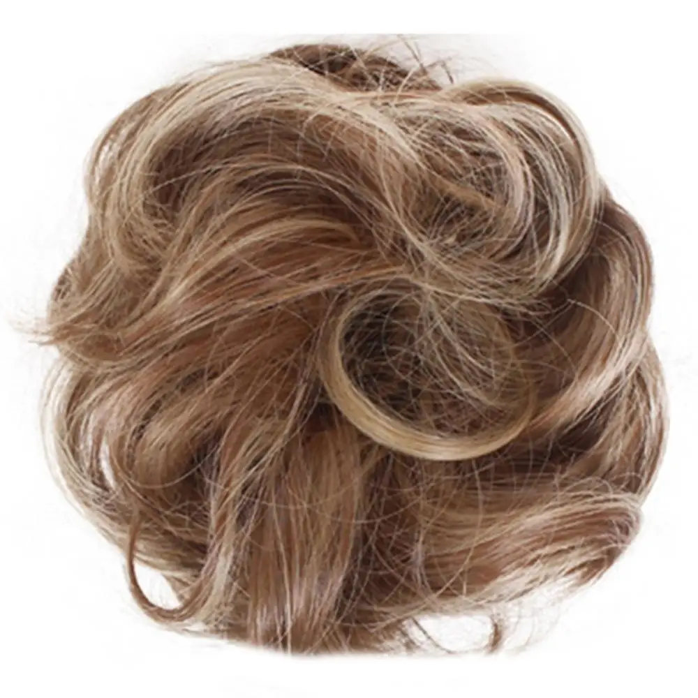 Extension de chignon synthétique pour femme, perruque désordonnée bouclée ondulée, chignons matut, extensions de cheveux chignons, chouchous