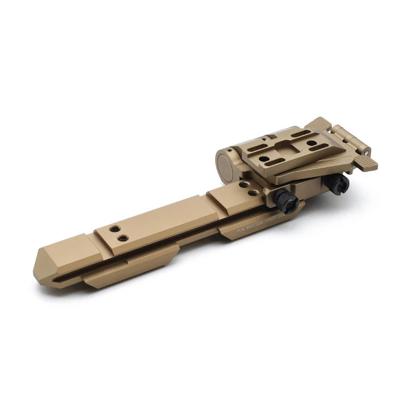 0,41 Zoll 0,625 Zoll Flip-Mount-Riser-System Seitenklapp-Sets für G33 G43 3X Magnifier und Exps3 Holografisches Visier aus CNC-Metall für die Jagd – Detail 2