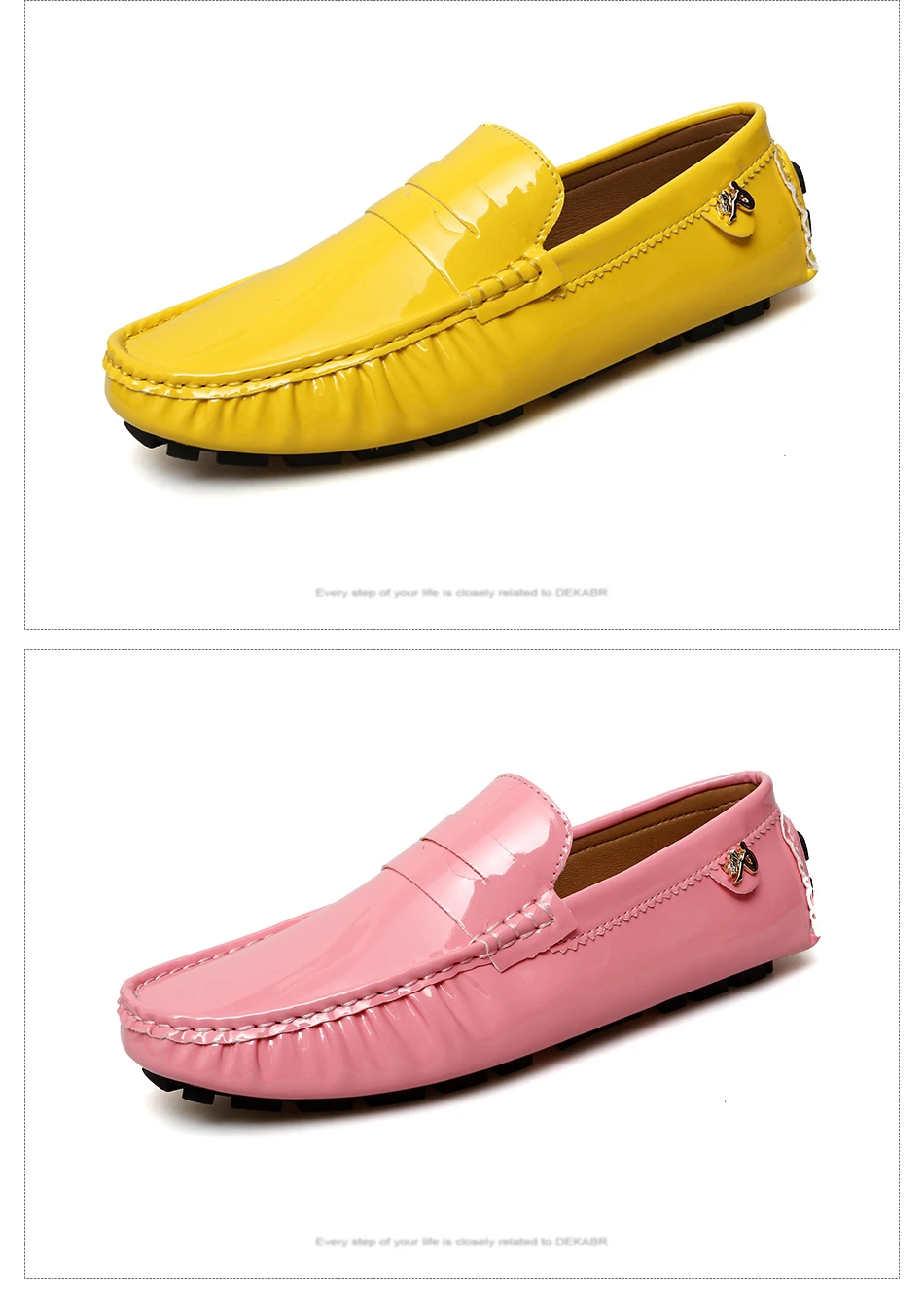 Men Casual Shoes Pu Leather Loafers Sneakers Walking Driving Flat