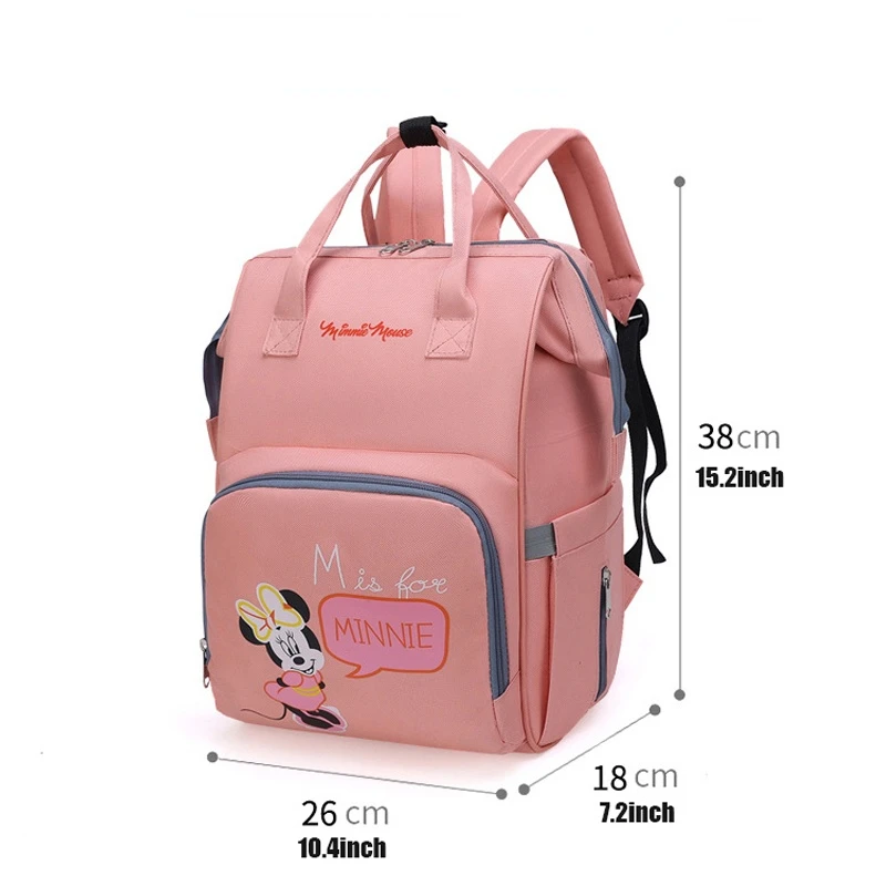 Disney nueva moda bolsa de pañales para bebés bolsa de maternidad