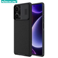 Nillkin Case for Xiaomi Poco F5 Pro / F5 / X5 Pro, Premium Upgraded Shockproof Phone Cases with Slide Camera Cover