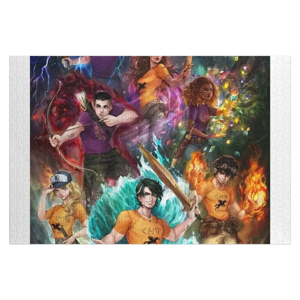 

Heroes of Olympus Jigsaw Puzzle Christmas Gifts Custom Wooden Gift Puzzle