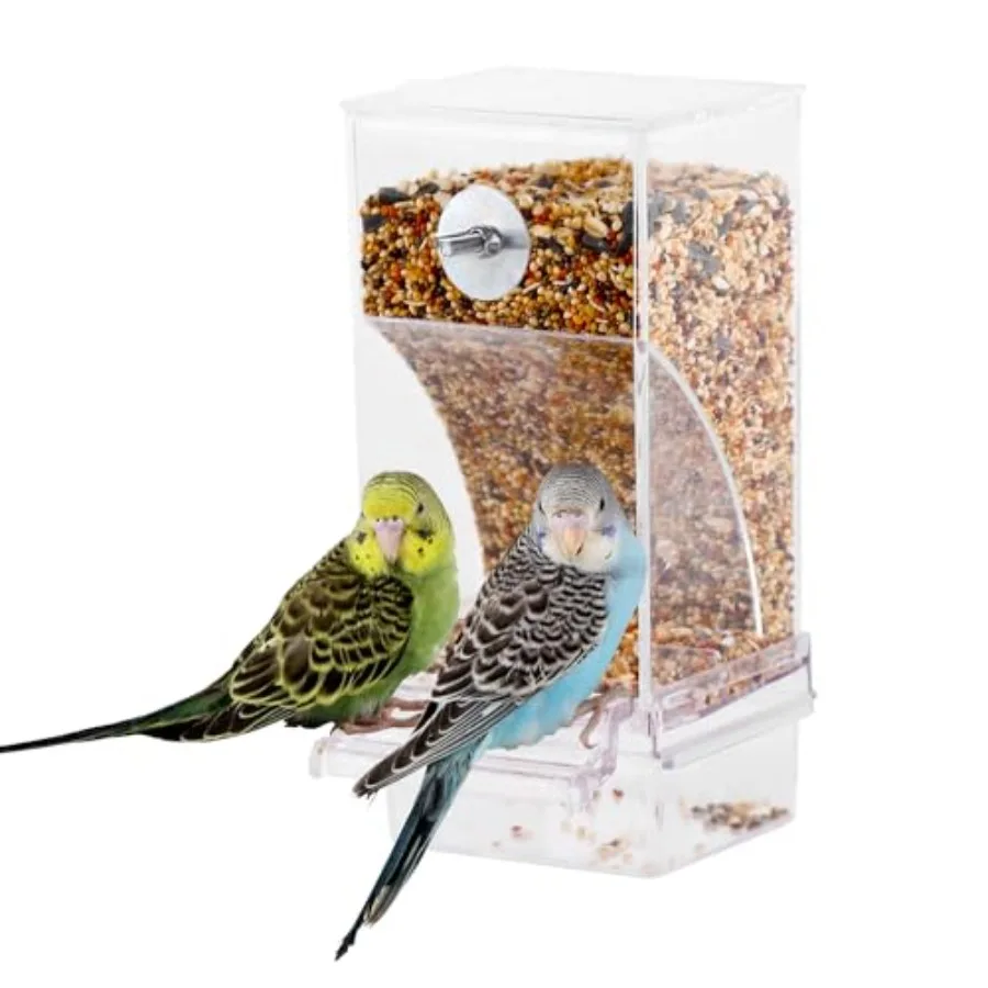 Automatic No Mess Bird Feeder for Parrots