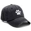 Dog Paw Vintage Washed Cotton High Quality Embroidery Dad Hat  For Men Women Baseball Cap golf caps Snapback Cap Dropshipping 3