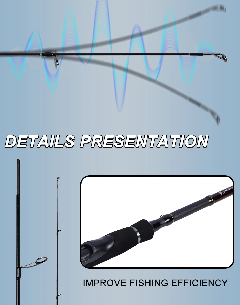 MIFINE JIG TRAINING Spinnrute CW3-14g/5-21G/ 7-28g/10-42g/12-56g/20-85g Zander Pike Bass Angelrute Schnelle Hohl Spitze Köder Stange – Detail 8