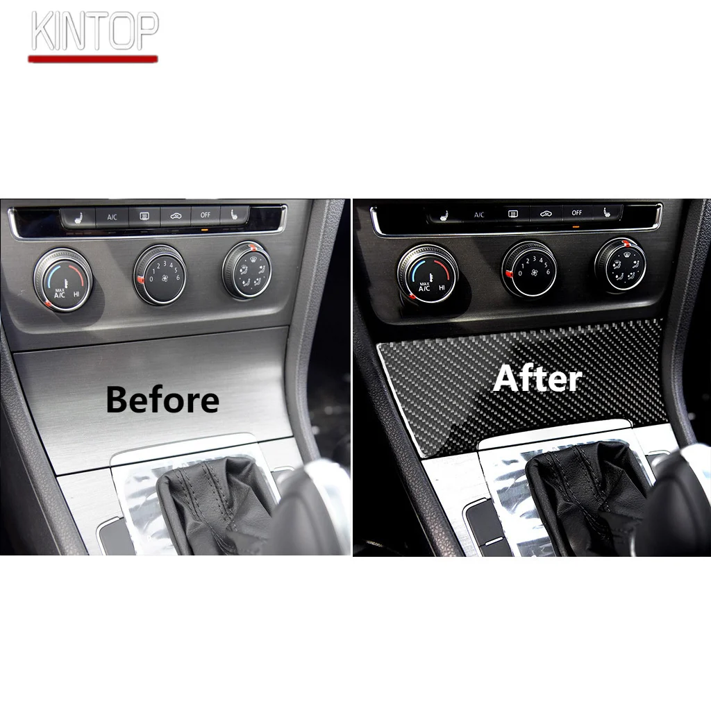 

Для Volkswagen Golf MK7 крышка прикуривателя, центральное контрольное оборудование из углеродного волокна, декоративная паста