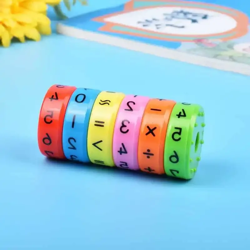 Children's Creative Magnetic Math Tesseract Toy Arithmetic Intelligence Early Education Toys Add Subtract Multiply Divide Toy 3