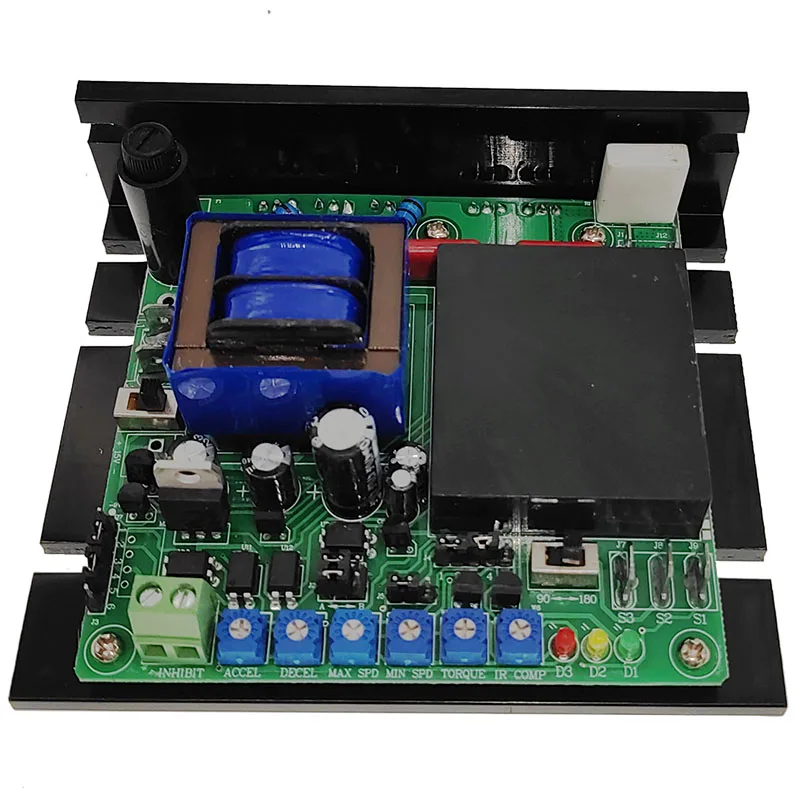 Produtos Bons da Fabrica Entrada 115 230ac Saída 90v110v 220v 10a Quatro Quadrante Reversível dc Escova Regulador de Velocidade do Motor Frente e Verso