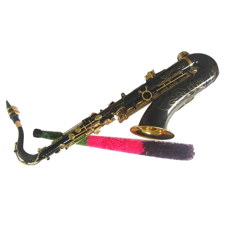 

Japan YANAGIS T-902 Tenor Sax Brand Tenor Saxophone Musical Instruments Bb Tone Black gold key brass Tube Gold Key Sax With Case