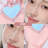 Hot Water Gloss Powder Bluesher Cream Highlight Multi-use Fine Flash Brighten Moisturize Natural Rouge Facial Makeup 2024 New 2