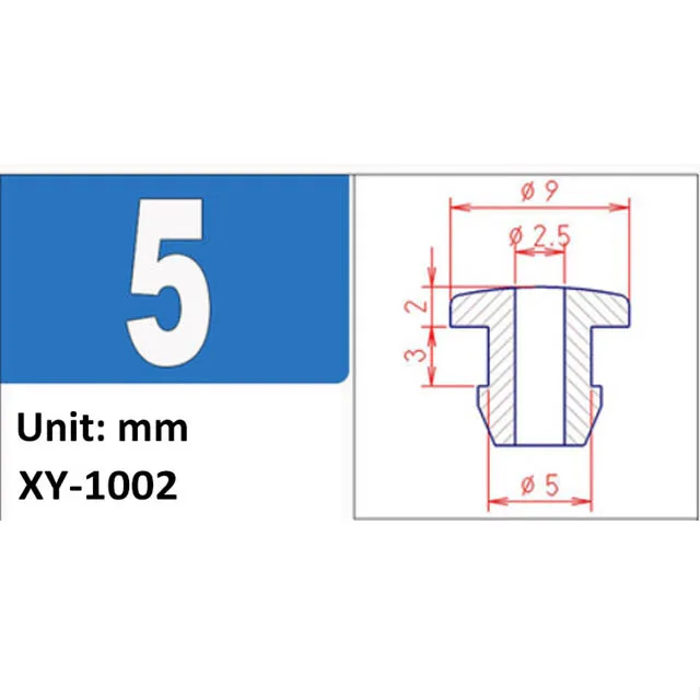 Silicone Rubber Snapon Hole Caps Black Grommet Holes Plugs Wire Cable Wiring Protect Bushes O