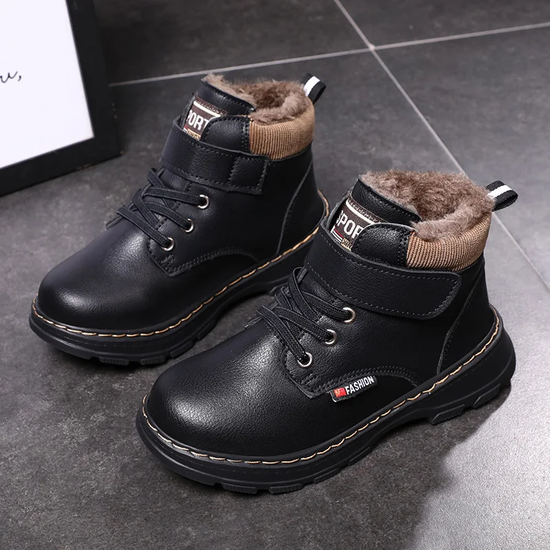Children Snow Boots Warm Non-slip Shoes For Boys Girls Brand Boots Comfort Baby Plush Fashion Sneakers children boots