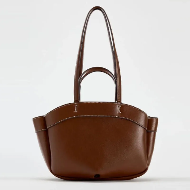 thumbnail image 1 of Nuevo bolso de mano de gran capacidad, bolso de mano debajo del brazo, bolso de hombro de cuero sintético, bolso cruzado retro, bolso de mano informal para mujer, 1 of 4