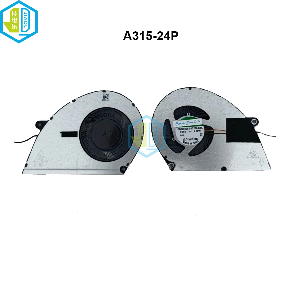 Eg50050S1-1C260-S9A Raffreddamento Della Ventola Di Raffreddamento Della Cpu Per Acer Aspire 3 A315-24P A315-24P-R6Gk A315-24P-R75B Ventole Del Radiat