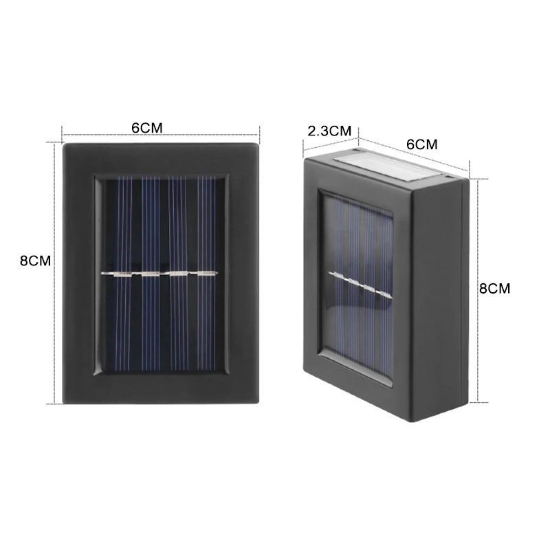 1-16PCS Solar Lamp Outdoor LED Lights IP65 Waterproof for Garden Decoration Balcony Yard Street Wall Decor Lamps Gardening Light