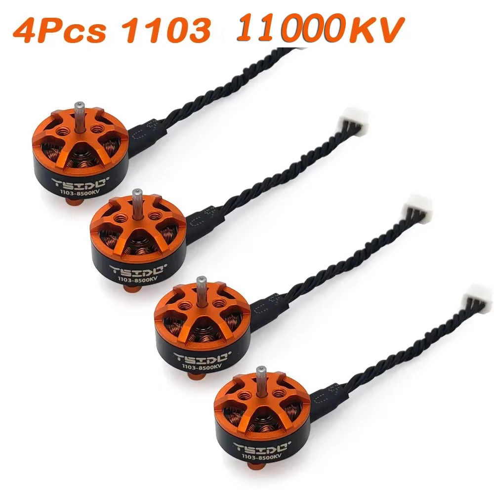 Lot de 4 moteurs brushless pour drone 1103 1104 1303 1404 1604
