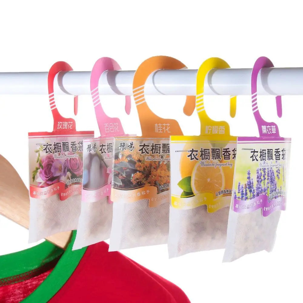 1packs Hanging Fragrances Air Fresheners Deodorizing Paper Spices Bags Wardrobe Sachets Aromatherapy Bag deodorant sachet bags fragrance bags