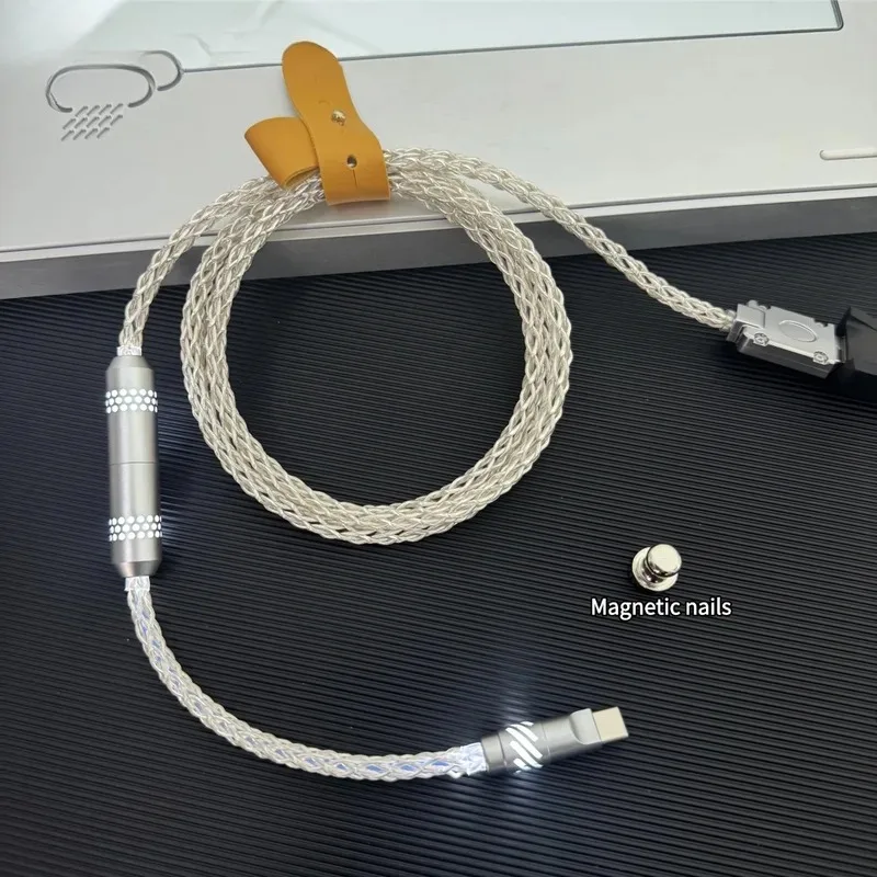 Premium Magnetic Switch 8-Strand Braided Keyboard Cable