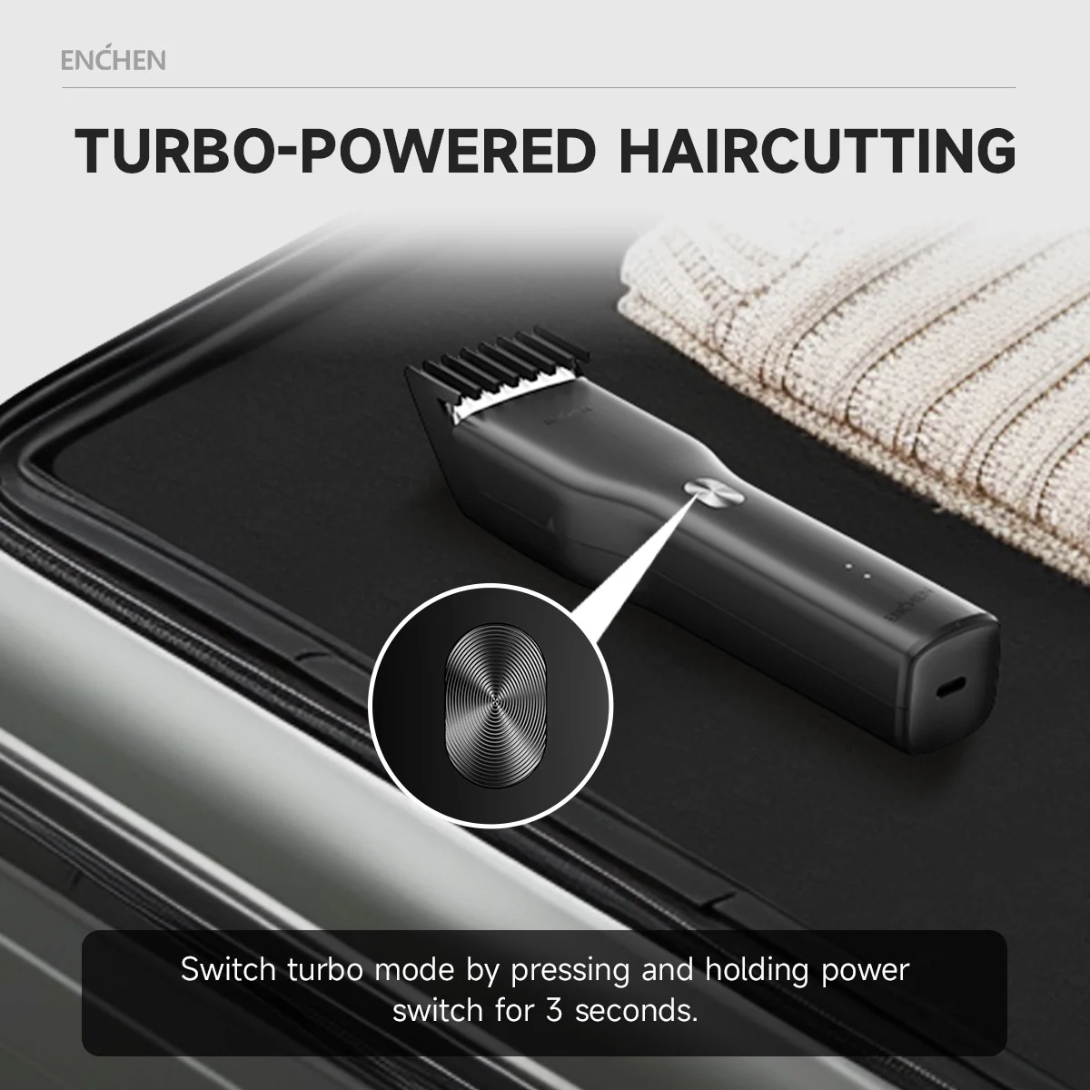 Hair Trimmer ENCHEN Hair Trimmers Adjustable Hair Trimmers Rechargeable Clippers Professional Cutting Machine Body Trimmer for Men Boost